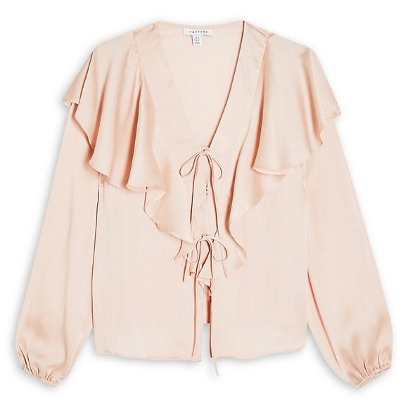 Topshop Plain Blouse - Picture 3 of 4